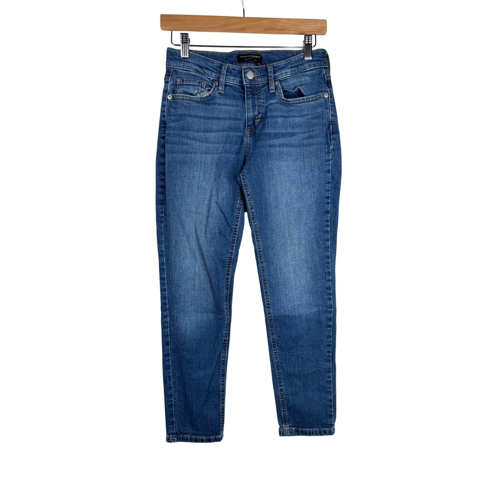 Banana Republic‎ Girlfriend Jeans size 0/25 Petite Blue